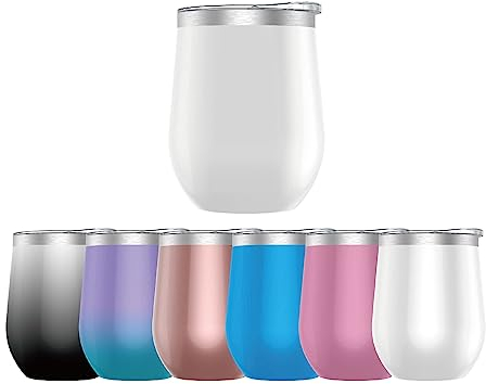 Mi Ko Mi Ka Taza Termo Café y Te para Llevar 360ml - Taza Térmica de Acero Inoxidable con Tapa (Blanco Mate)