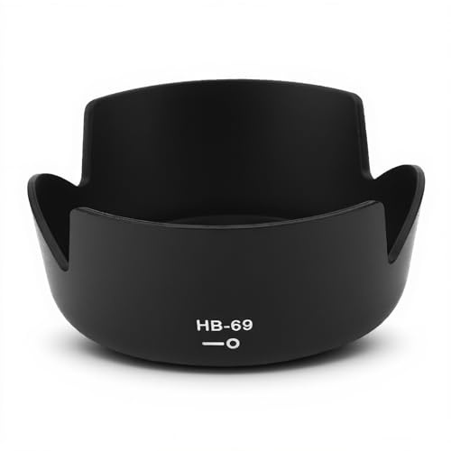 HB-69 Lens Hood for AF-S DX 18-55mm F/3.5-5.6G VR II D3200 D3300 D5200 D5300, Blocks Sand Rain and Snow