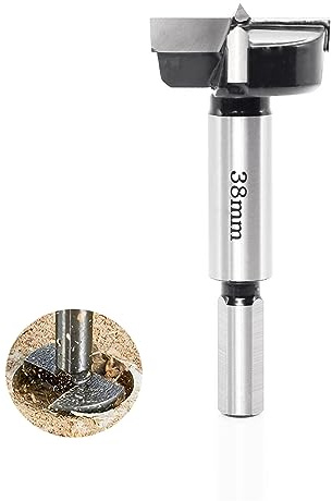 Forstnerbohrer Ø38 mm, HW, Schaft 10 mm, Länge 90 mm, Holzbohrer | Bohraufsätze Zubehör Bohrmaschine für Holz Kunststoff