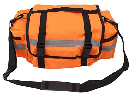 Topyond Medical Erste-Hilfe-Tasche Für Notfallausrüstung, Leere Medizinische Taschen Für Notfallbehandlungen, Tragbare Überlebens-Notfalltasche,Medical Haversack Für Zuhause Im Freien, Orange
