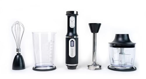 dace DA-CSTICK-BK cordless immersion blender handheld with Long Battery Life USB Chargeable | Cordless Immersion Blender Handheld for Home, Outdoor | On-the-Go Blending