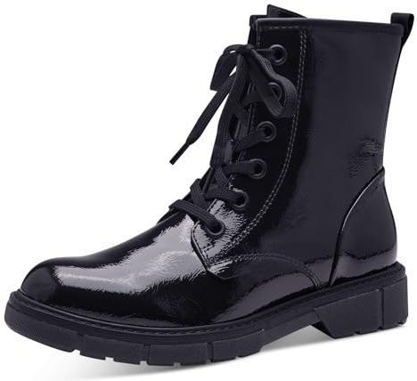 MARCO TOZZI Bottines Plates pour Femme 2-25282-41, Brevet Violet, 36 EU