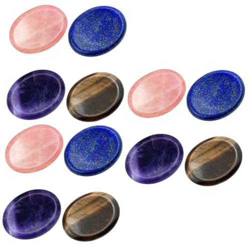 SOLUSTRE 3 Sets 4 Stück Daumenstein Gesicht Edelsteinbretter Lapisstein Für Kopf Edelsteinpunkt Auslöser Körperedelsteine Spa-Werkzeuge Gua-Sha-Massagezubehör Massagewerkzeuge