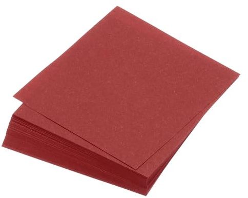 QUARKZMAN 100 Blatt Origami-Papier beidseitig dunkelrot 10 x 10 cm 70 g/m² quadratische Faltblätter für Kunsthandwerk, Anfänger, Geschenkdekoration