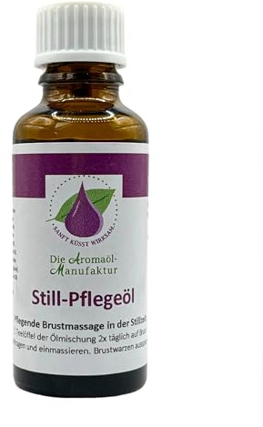Die Aromaölmanufaktur STILL PFLEGEÖL 30ml - Aroma Öl für Mehr Milchfluss in der Stillzeit - 100% Natürlich Ätherische Öle, Milchbildung Steigern