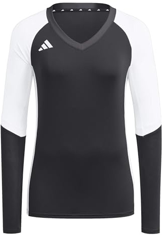 adidas Damen Volleyball Quickset Long Sleeve Jersey Shirt, Black, M