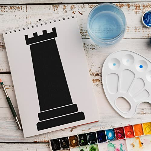 Schablone Schachfigur Spiel v18 Design Stencil DIY Airbrush Muster Wandgestaltung Sprühschablone 50 x 70 cm
