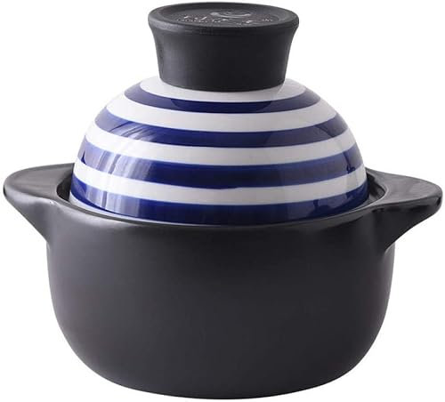 HYRTHAFSDF Cazuela de Barro Cazuela de Barro Cazuela de Barro Cazuela de cerámica Cazuela de Barro para cocinar - Calor Uniforme, Esmalte Suave, Fácil de Limpiar, Capacidad 600 ml-A_Capacidad 600 ml