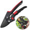 Fine jade2 Sécateur à Cliquet Coupe Branches avec Lame SK5 Revêtement en Téflon Lame de Coupe Ergonomic Garden Clippers