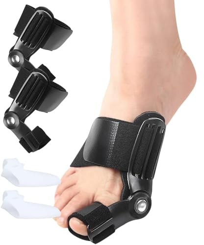 WPJQJWD ZehengläTter FüR Ballenzehen, Ballenkorrektur Entlastungsschiene Ballenkorrektur Big Toe Straightener FüR Frauen/MäNner (2 StüCk)