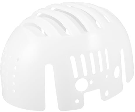 BUGUUYO Antikollisionsschale Einsatz für Baseballmütze Baseball-Anstoßkappeneinsatz Helmfutter würfelunterlage LEDs Leuchtmittel Anstoßkappeneinlagen Anstoßkappen einsetzen Sport Weiß