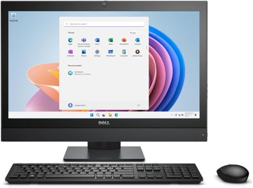 DELL Optiplex 7440, Pc Fisso All In One, Display 24 FULL HD, Intel i5-6500, Ram 16Gb SSD 256Gb, WiFi, HDMI e Displayport, Mouse Tastiera e Office 2021 (Ricondizionato)