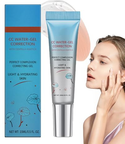 CC Crème réparatrice rouge - Crème de correction de couleur avec madecassoside - Anti-rougeur et imperfections - Texture légère et non grasse - Hydratation de la peau et protection solaire (SPF)