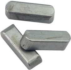 50pcs Parallel Drive Pin Shaft Keys Flat Square Rectangular Carbon Steel Dowel Type(8mm,6x6mm)