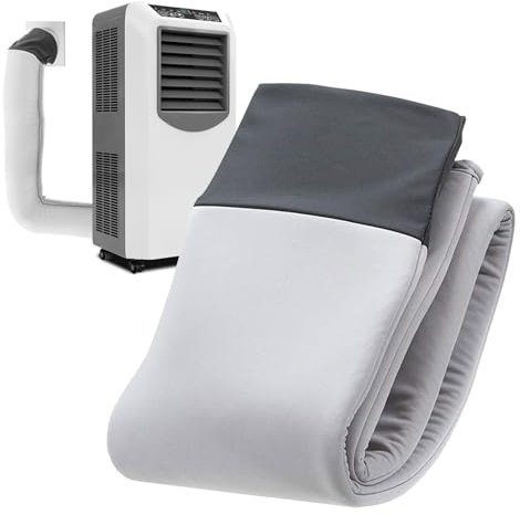 Funda Para Manguera De Aire Acondicionado - Funda Aislante Para Manguera De Aire Acondicionado Portátil | Funda Aislante Resistente Al Calor Para Tubos De Aire Acondicionado Para Hogar, Garaje Y Hotel