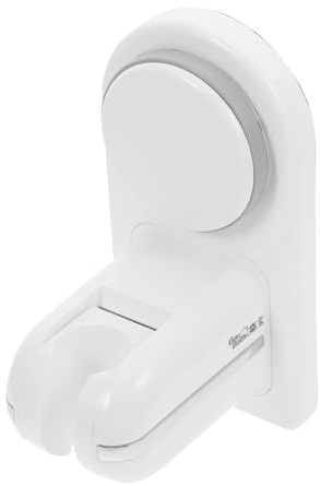 Uonlytech Support de Pommeau Ventouse Réglable sans Perçage Fixation Murale Stable et Légère Compatible Plupart des Douchettes Base Résistante Aux Déformations pour Salle de Bain