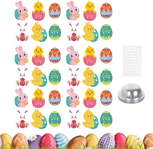 Genérico Tarjetas de Pascua | Postal Portátil para Intercambio | Postales De Dulces Para De Pascua - Recompensas De Clase, s, Festivales, Estudiantes,