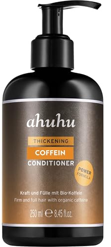 ahuhu Thickening Coffein Conditioner Power Formula (250ml) | Haar Verdichtung mit Koffein für mehr Haarwachstum, kräftigende Haarpflege als Conditioner Haar für volles Haar