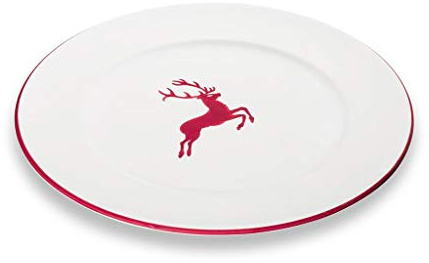 Gmundner Keramik Manufaktur 0320tfgo29 Plato Llano Gourmet, 29 cm de diámetro, Color Rojo Burdeos
