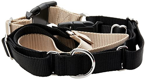 Premier Easy Walk Hundegeschirr, schwarz/grau, Größe L