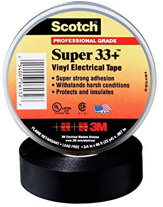 3M Super 33+ Isolierband 19mmx20m schwarz
