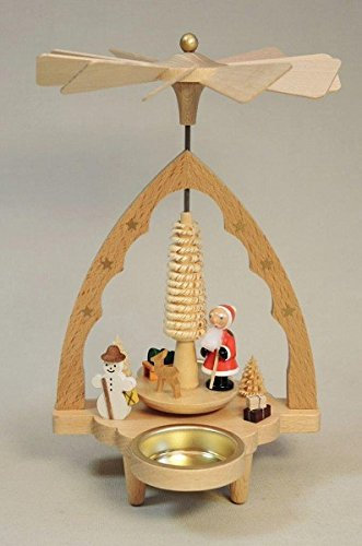 Rudolphs Schatzkiste Tealight pyramid Nikolaus 20 cm table pyramid Christmas pyramid