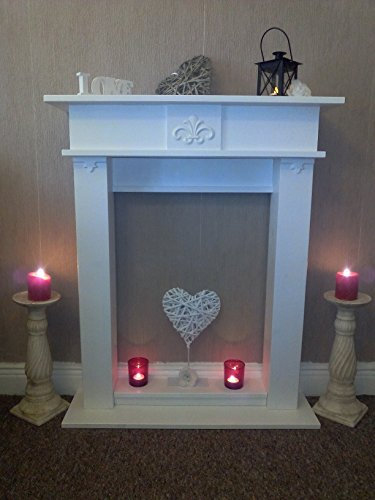 Wolkenstube Socle de cheminée Vision - Blanc