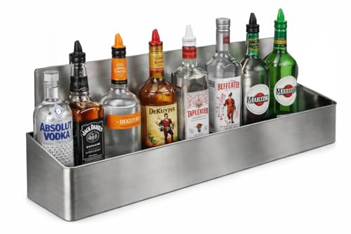 GASTROBEDARF WESTERBARKEY Speed Rack aus Edelstahl für 8 Flaschen zum Aufhängen