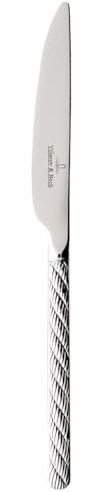 Villeroy & Boch Villeroy und Boch Montauk Obst/Kuchenmesser, Besteck aus Pflegeleichtem rostfreiem Edelstahl, 18 cm Kuchenmesser, Porzellan, Weiß, cm, 10 x 10 x 18.100000000000001 cm, 1 Einheiten