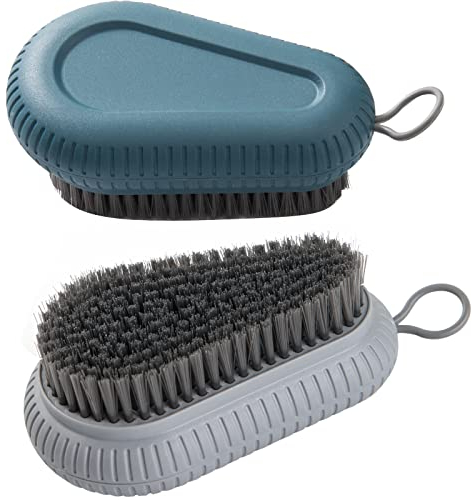 2 Stück robuste Nagelbürste für Fingernägel, langlebig, steife Borsten, Nagelreinigungsbürste