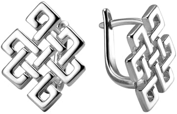 LillyMarie Sterlingsilber Ohrstecker Mit Zeitlosem Keltischen Knotendesign Für Damen