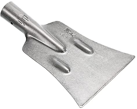 PATIKIL 10 Pouces Jardin Pelle, Extérieur Nettoyage Bêche Désherbage Pelle Acier Plat Glace Pelle Pelouse Truelle Plantation Outil pour Ferme Cour