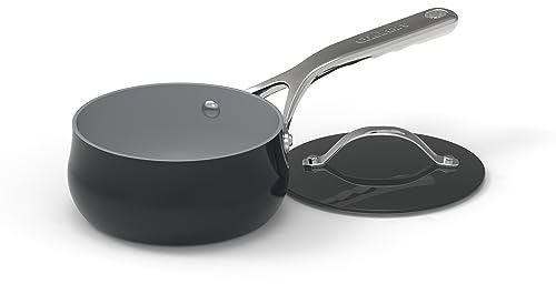 Cuisinart Culinary Collection – Ceramica XT Batterie de cuisine antiadhésive avec couvercle, noir, 34C19-14BK