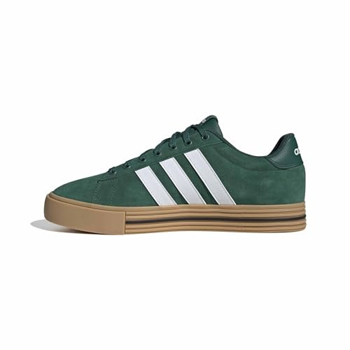 adidas Unisex Daily 4.0 Shoes, Collegiate Green/Cloud White, 40 EU