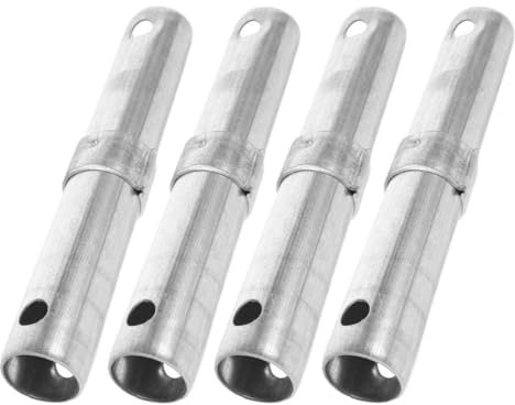 OSALADI 4pcs Heavy Duty Scaffolding Coupling Scaffold Connectors Thickened Joints for Secure Assembly Construction Projects Scaffold Link Rods
