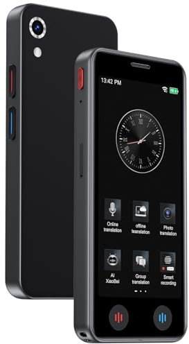 Übersetzer, Übersetzer Ohne Internet mit 139 Online-Sprachen 16 Offline-Sprachen (Deutsch offline), 5-Zoll-Bildschirm, 8 Millionen Pixel, geeignet für Reisen und Geschäft