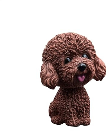 Auto Schüttelt Kopf Hund Ornamente - Armaturenbrett Dekoration | Auto-Schwingen-Hundekarikatur | Hund Ornamente Auto Schaukel Wuff | Wuff Wackelkopf Innenraum Armaturenbrett Ornament Hundepuppe