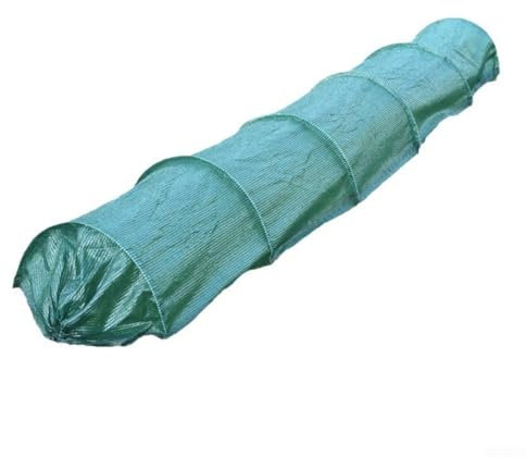 Tunnel per piante in microrete da 3 metri, efficace protezione dagli agenti atmosferici per coltivare colture in giardino (rete verde scuro)
