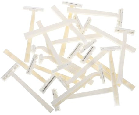 BIUDECO 20 Piezas Afeitadoras Desechables para Mujeres de Rasuradoras para Cuerpo Cara y Axilas para y con Cuchillas Irritación de