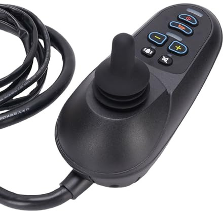 Badafaci Joystick-Controller-Ersatz, Ergonomische Elektrische Multifunktionsfernbedienung mit Hoher Empfindlichkeit für Rollstühle und Intelligente Roboter