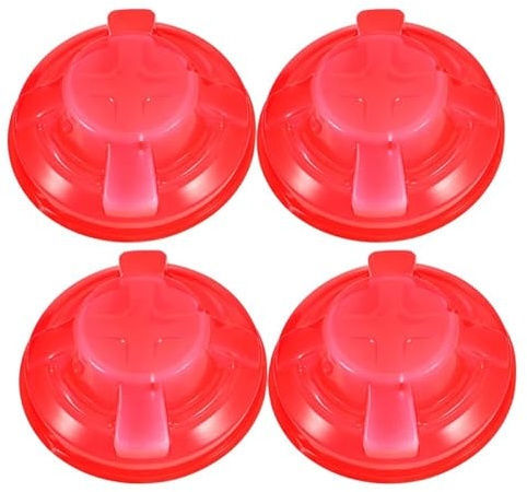 Zerodeko 4pcs Detector Covers Fire Alarm Protector Plastic Dust Guards for Cooking and Kitchen Use, Detector Cover Replacement Compatible with Smoke Alarms