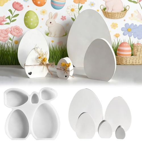 Stampi in Silicone per Pasqua,Uova di Pasqua,Stampi in Silicone Pasquale,Stampo in Silicones Uovo di Pasquas,Moule en Silicones pour Pâques,Decorazione fai da te,per Fai Da Te,Artigianato