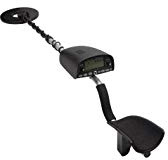 Velleman Metalldetektor mit wasserdichter 24-cm-Suchspule, LCD-Display, Suchtiefe bis 25 cm, Einstellbarer Empfindlichkeit und Diskriminierung, 6,35-mm-Kopfhöreranschluss