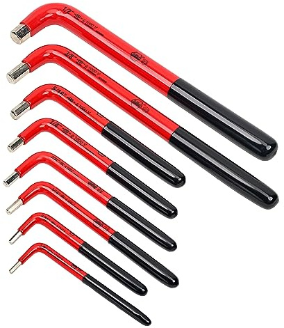 Wiha 13690 8 Piece Insulated Hex L-Key Set - Inch