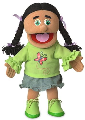 14 Jasmine, Hispanic Girl, Hand Puppet