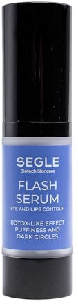 Segle | Contorno de Ojos Antiarrugas Flash Serum | Reduce las bolsas y las ojeras | Hidrata y protege | 15 ml