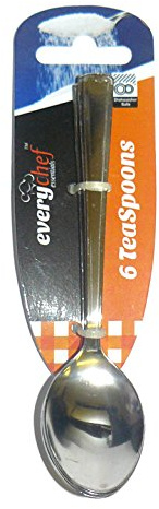 Teaspoon Set of 6 Teaspoons Stainless Steel Spoons Tea Spoon