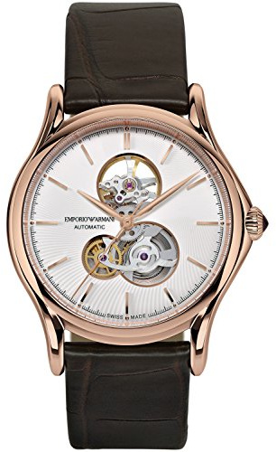 Emporio Armani Swiss Made Herren Automatic/Skeleton Uhr mit Armband ARS3401