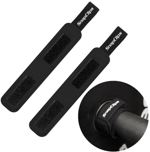 SnapClips Barbell Collars | Pair of 2 Olympic Barbell Clamps | Quick & Easy Adjustable Weight Clips | Perfect Clips for Powerlifting, Strongman