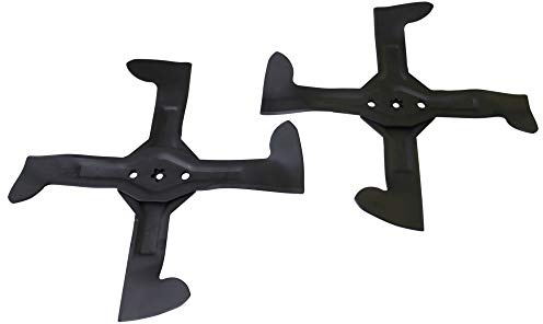 SECURA Jeu de lames (croix-combi) compatible avec Husqvarna TC142T 960510146 Tracteur de pelouse